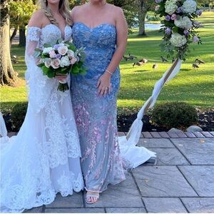 Mon Cherie Mother of the Bride / Mother of the Groom dress. Formal gown.